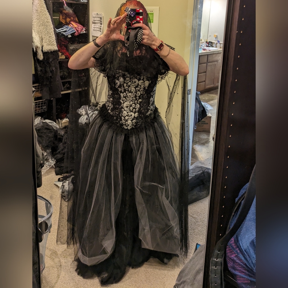 Gothic Wedding Dress post#2 Size XL